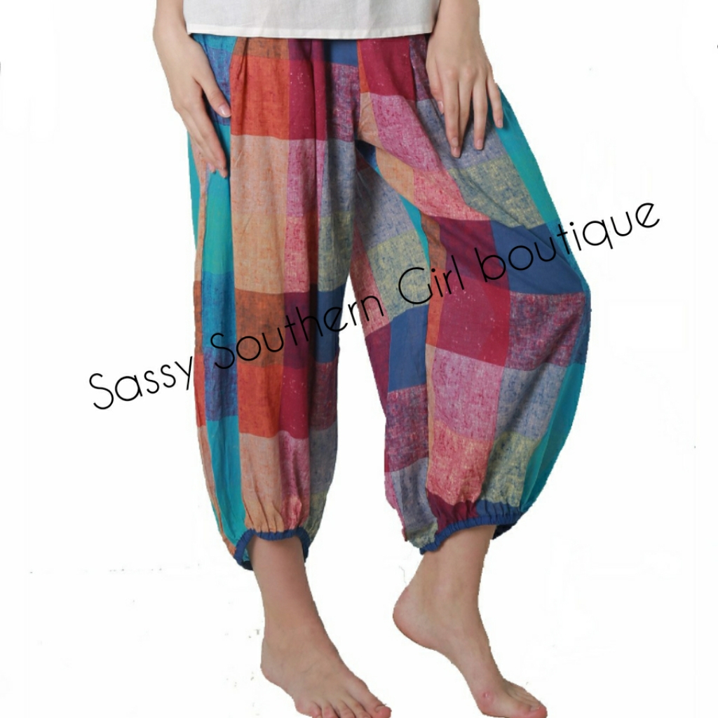 Boho Patchwork Pants